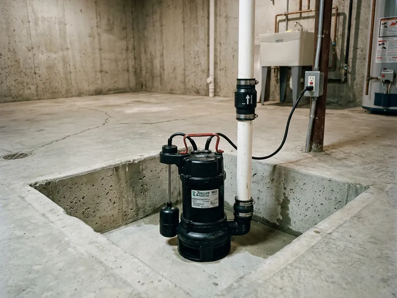 Sump Pump Installation Plumber in Spring Hill, MN